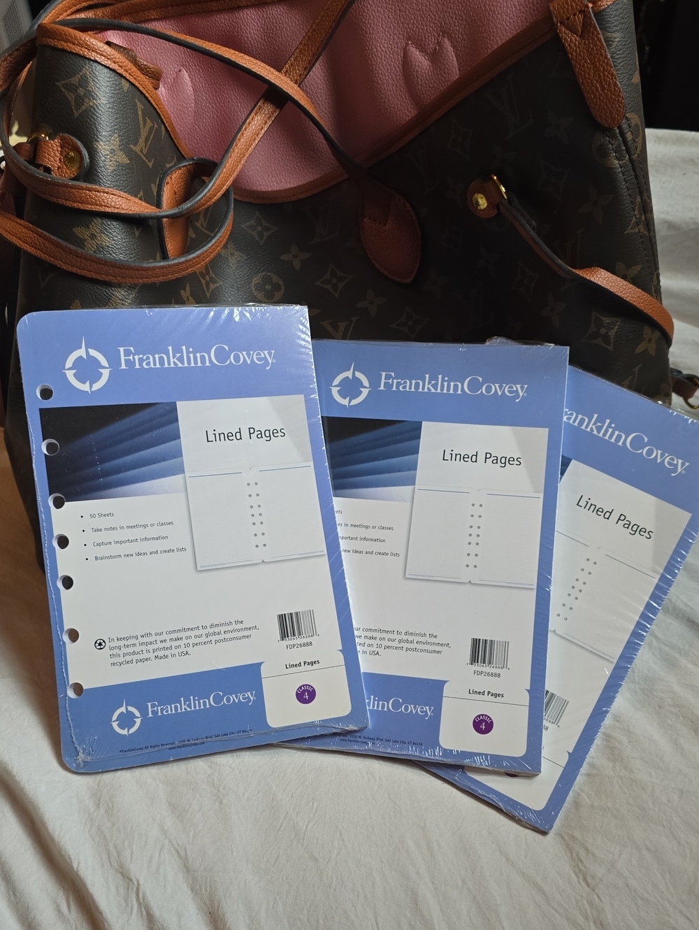 Franklin Covey 3 Lined Pages Packages Classic 4 150 Pgs 50 Each